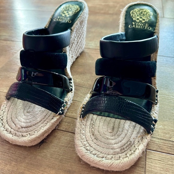 Vince Camuto NWOB Molisana Espadrille Wedge Sandal Size 10 - Picture 4 of 6